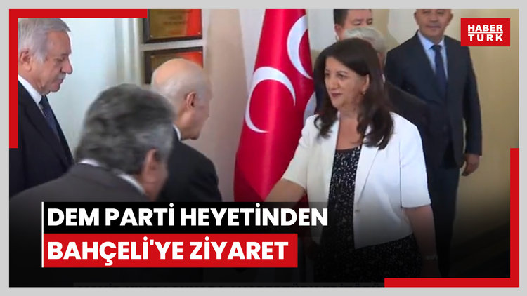 DEM Parti heyetinden Bahçeli'ye ziyaret