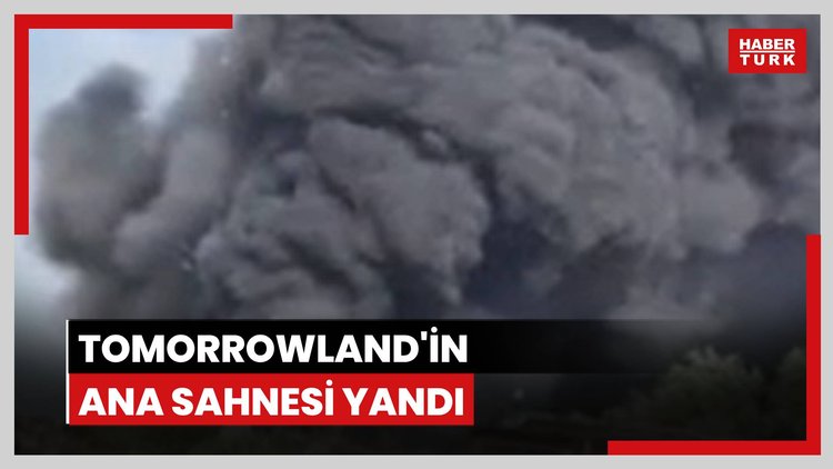 Tomarrowland'in yapılacağı alanda yangın