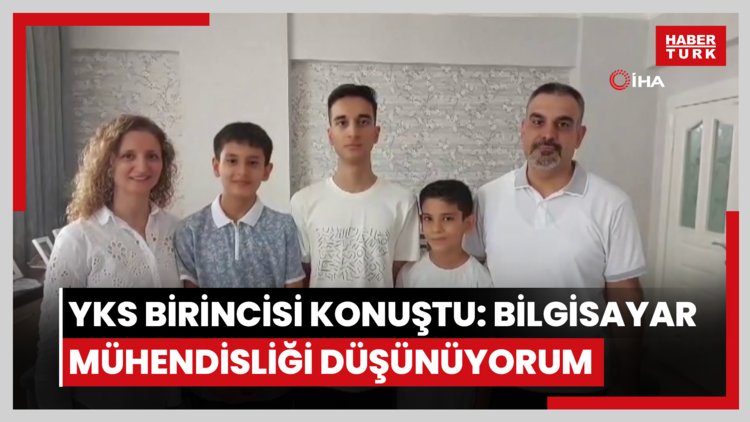 YKS birincisi konuştu: Bilgisayar mühendisliği düşünüyorum