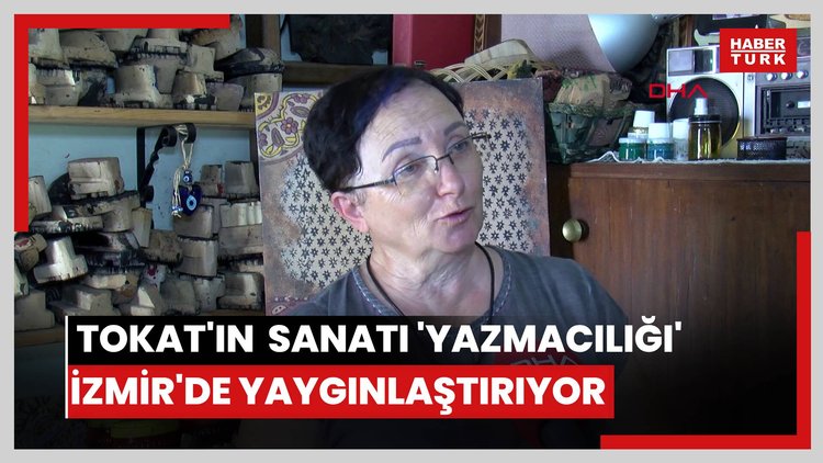 Tokat'ın yöresel sanatı 'yazmacılığı' İzmir'de yaygınlaştırıyor