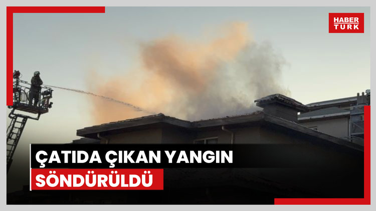 Üsküdar'da çatıda çıkan yangın söndürüldü