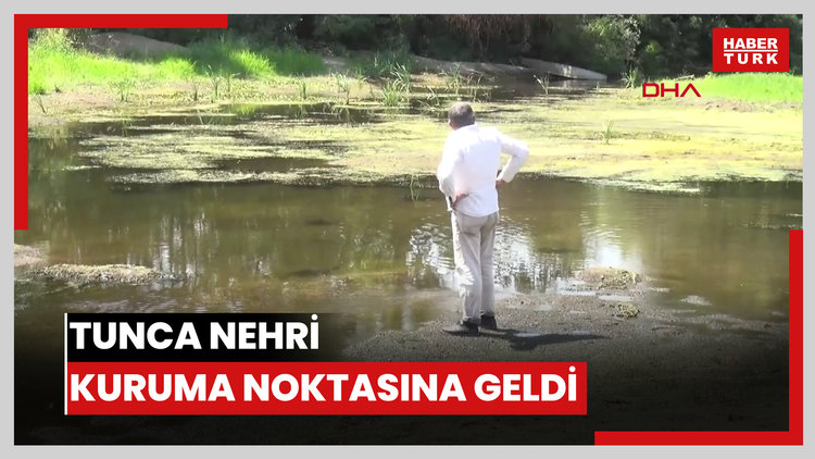 Tunca Nehri'nin kuruma noktasına geldiği Edirne'de, çeltik üreticisi tedirgin