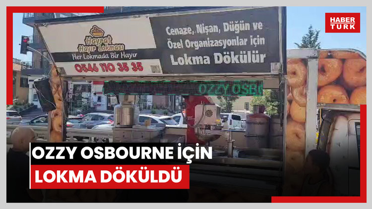 Ozzy Osbourne için lokma döküldü