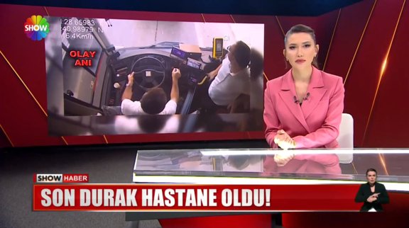 Fenalaşan yolcu yere yığıldı!