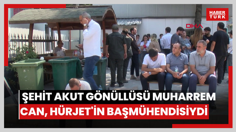 Şehit AKUT gönüllüsü Muharrem Can, HÜRJET'in başmühendisiydi
