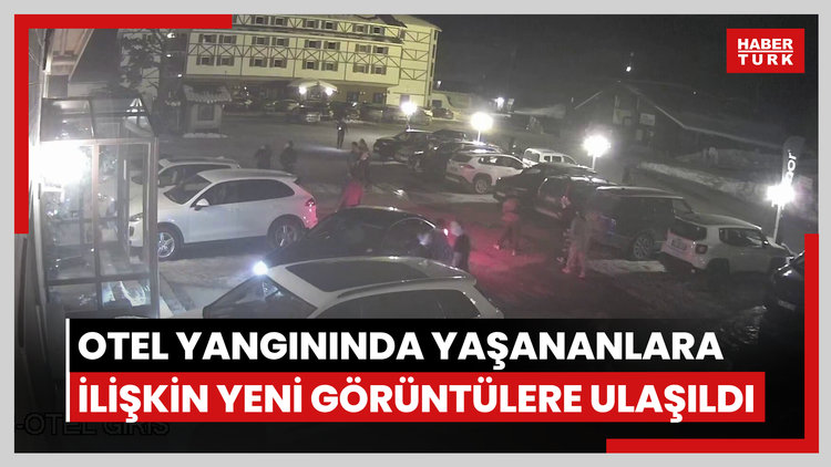 Kartalkaya'daki Grand Kartal Otel yangınında yaşananlara ilişkin yeni görüntülere ulaşıldı