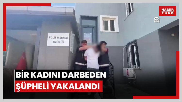 Bir kadını darbeden şüpheli yakalandı