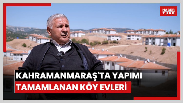 Kahramanmaraş'ta yapımı tamamlanan köy evleri