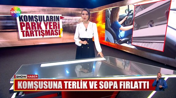 Komşuların park yeri kavgası! 
