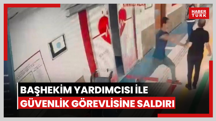 Başhekim yardımcısı ile güvenlik görevlisine saldırı