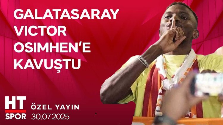 Galatasaray'ın yıldız oyuncusu Osimhen büyük ilgiyle karşılandı 