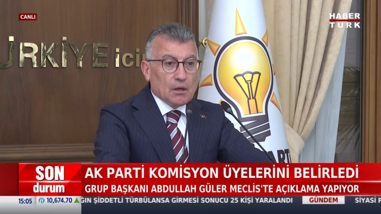 Ak parti komisyon üyelerini belirledi