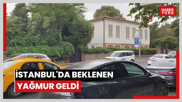 İstanbul'da beklenen yağmur geldi: Vatandaşlar serinliğe kavuştu