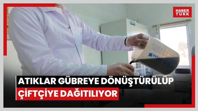 Katı kanalizasyon atıkları, doğal gübreye dönüştürülerek çiftçilere ücretsiz dağıtılıyor
