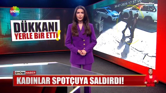 Dükkanı yerle bir etti!