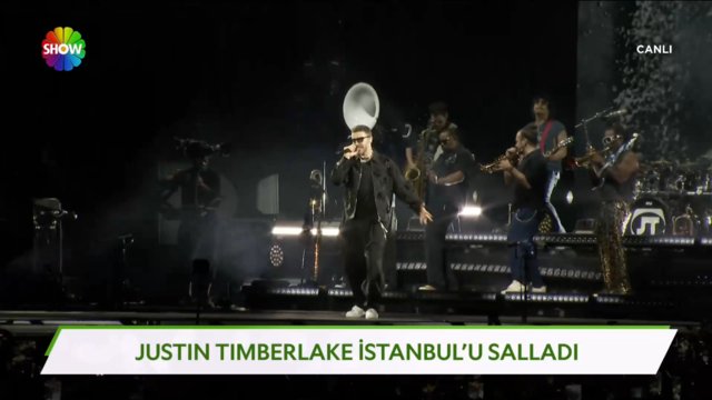 Justin Timberlake konserine ünlü akını!
