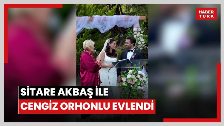 Sitare Akbaş ile Cengiz Orhonlu evlendi