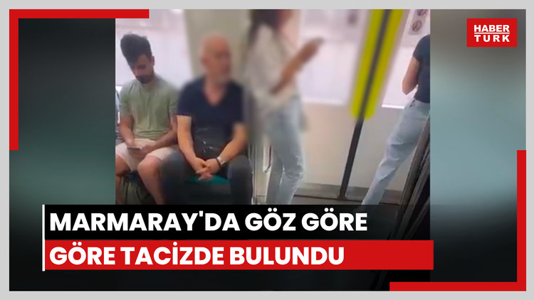 Marmaray'da taciz! Gözaltına alındı