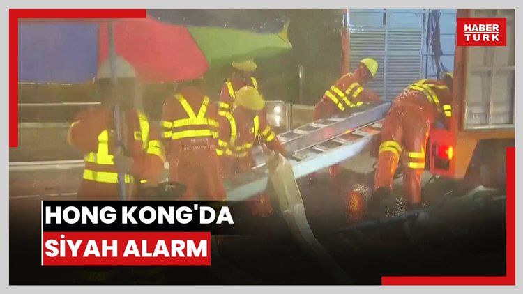 Hong Kong'da siyah alarm
