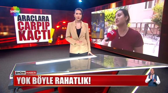Araçlara çarpıp kaçtı! 