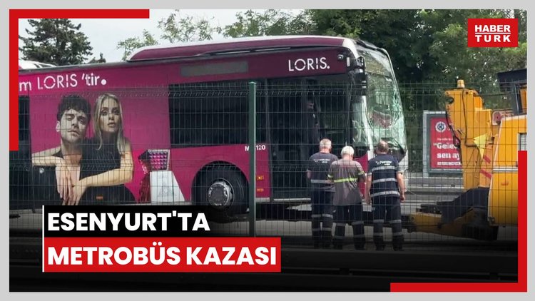 Esenyurt'ta metrobüs kazası