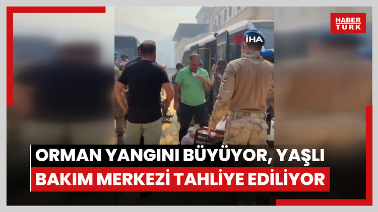 Çanakkale'de orman yangını büyüyor, yaşlı bakım merkezi tahliye ediliyor