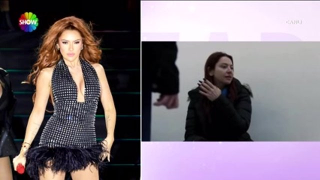 Hadise'nin konser hazırlığında samimi sohbeti! 