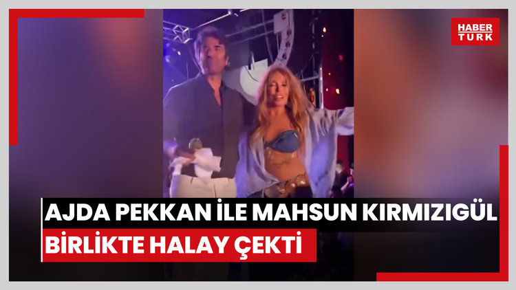 Ajda Pekkan ile Mahsun Kırmızıgül birlikte halay çekti