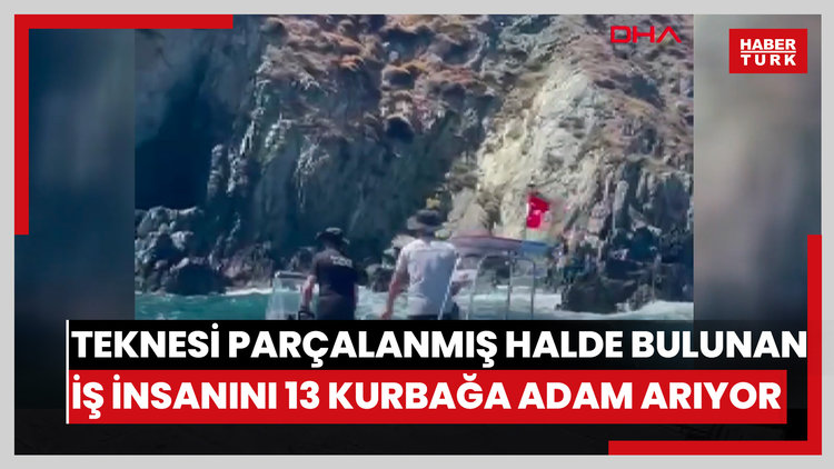 Teknesi parçalanmış halde bulunan iş insanını 13 kurbağa adam arıyor