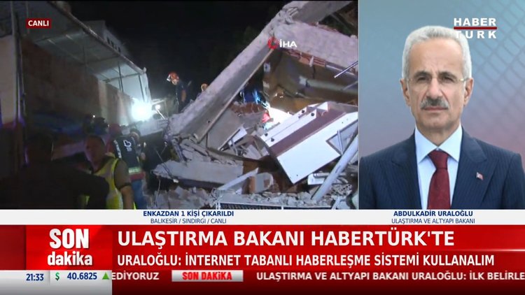 Ulaştırma Bakanı Uraloğlu'ndan deprem açıklaması