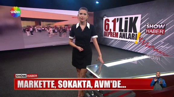 6,1'lik deprem anları! 