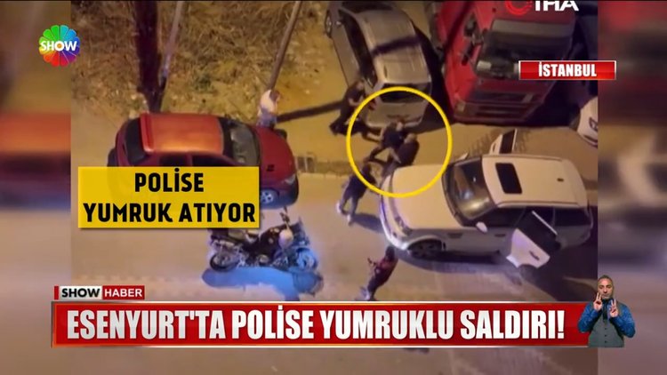 Dur ihtarına uymadı! Polise yumruk attı!