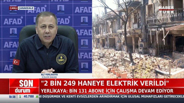 İçişleri Bakanı Yerlikaya'dan açıklamalar