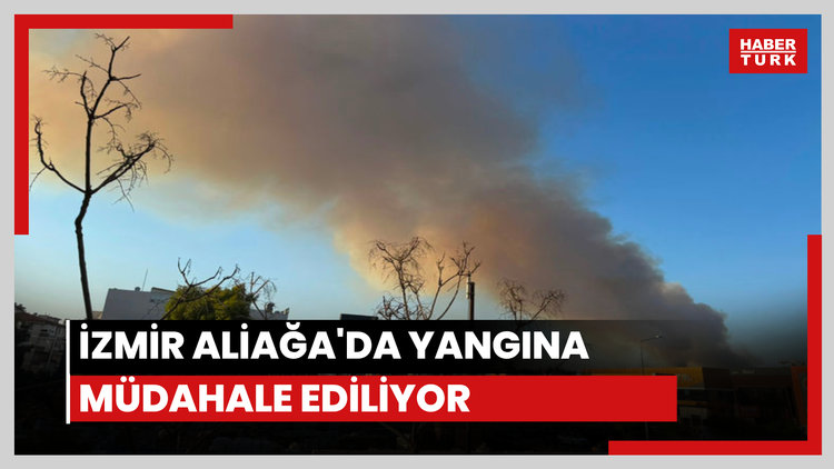 İzmir Aliağa'da yangın
