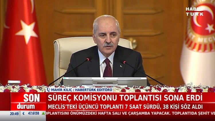TBMM'de süreç komisyonunun 3.toplantısı sona erdi