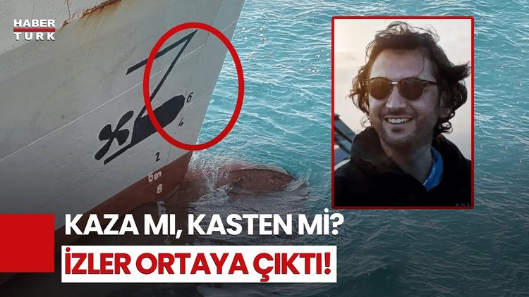 Kazadan Sonra O İzler… Halit Yukay’ın Teknesine Çarptığı İddia Edilen Gemi Görüntülendi!