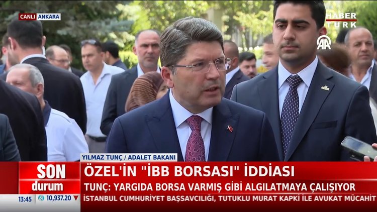 Tunç'tan Özel'in iddiasına yanıt