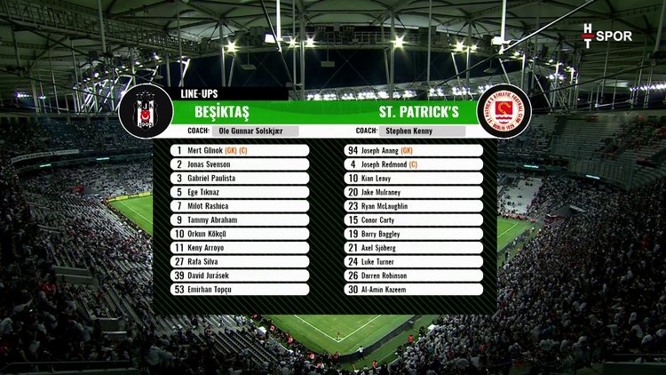 Beşiktaş 3 - 2 St. Patrick's UEFA Konferans Ligi | Maç Özeti
