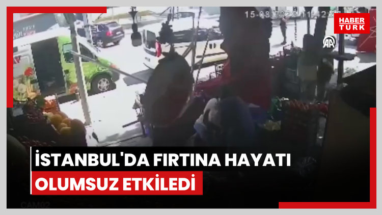 Fırtına hayatı olumsuz etkiledi