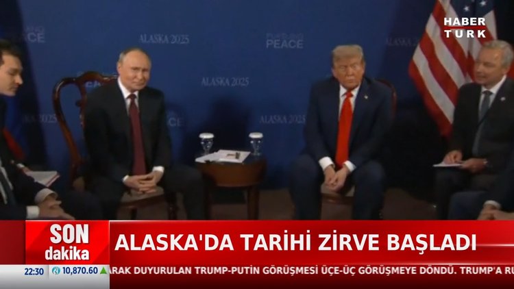 Alaska'da tarihi zirve başladı