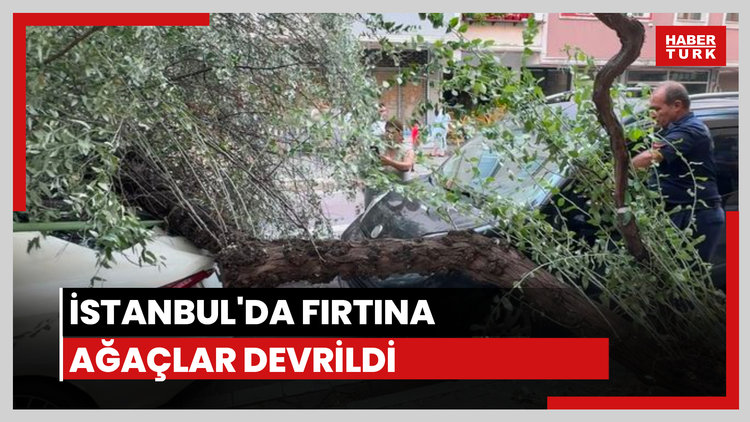 İstanbul'da fırtına