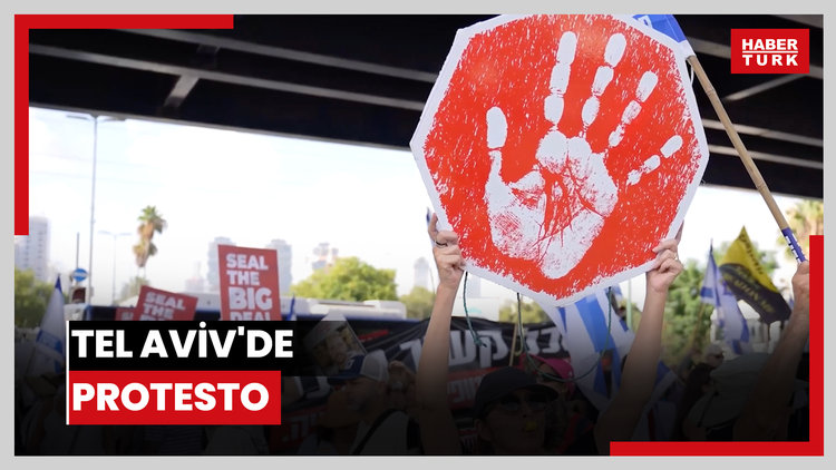Tel Aviv'de protesto