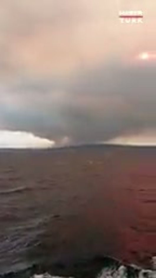 Denizden Çanakkale yangını!