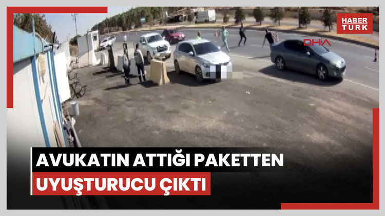 Otomobiliyle polise çarpıp kaçan avukatın attığı paketten uyuşturucu çıktı