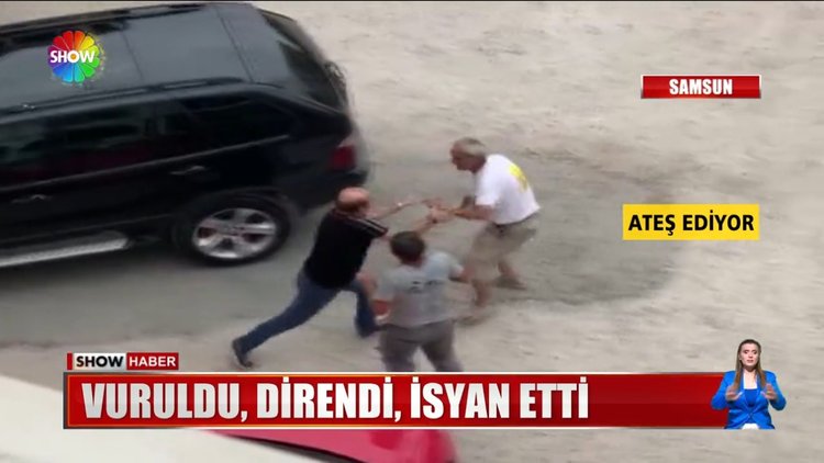 Otoparkta silahlı kavga!