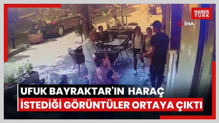 Ünlü oyuncu Ufuk Bayraktar'ın restorandan haraç istediği görüntüler ortaya çıktı