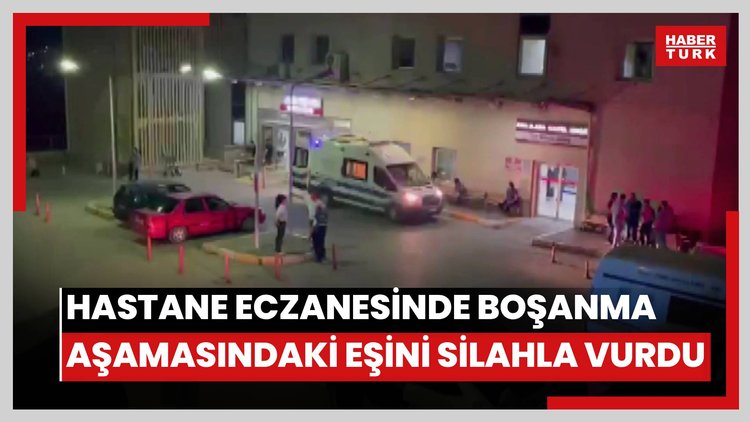 Sakarya'da hastane eczanesinde boşanma aşamasındaki eşini silahla vurdu