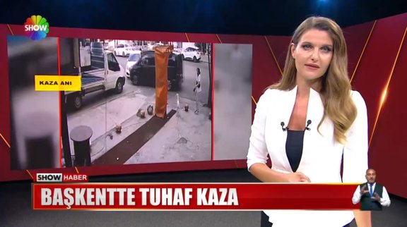 Başkentte tuhaf kaza!