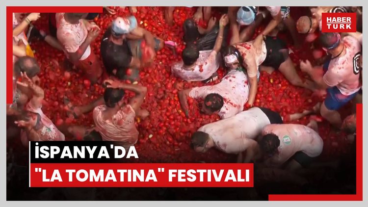 İspanya'da "La Tomatina" festivali