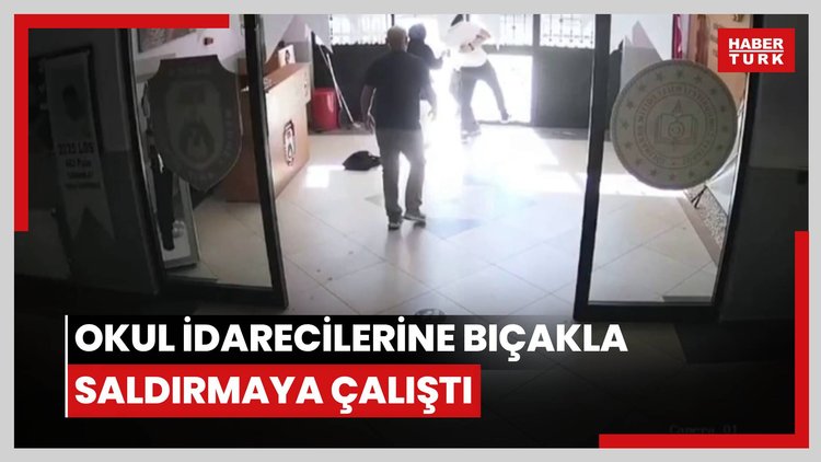 Sahte evrak veren veli, ret cevabı alınca okul idarecilerine bıçakla saldırmaya çalıştı